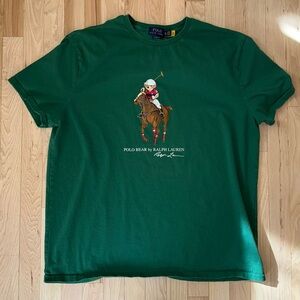 Polo Bear by Ralph Lauren Green Short Sleeve Tee